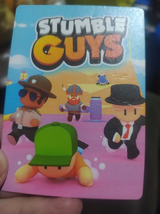 Stumble guys carta não oficial - portes de envio grátis