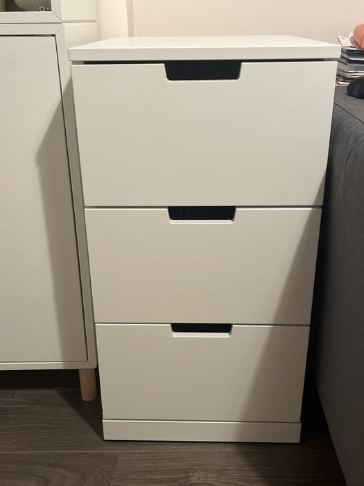 Cómoda NORDLI 3 gavetas  do Ikea 40x76cm