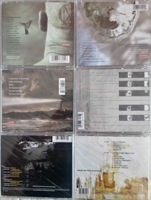 scorpions/Dream Theater płyty cd