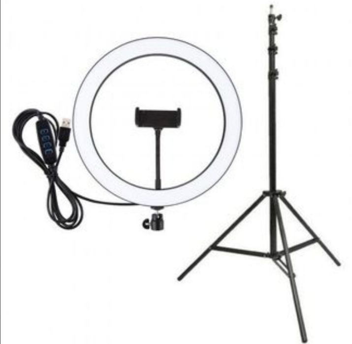 Кільцева лампа,лед лампа,світлодіодна лампа,лампа led + Штатив