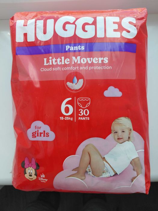 Трусики для дівчаток HUGGIS Pants 30 шт., розмір 6