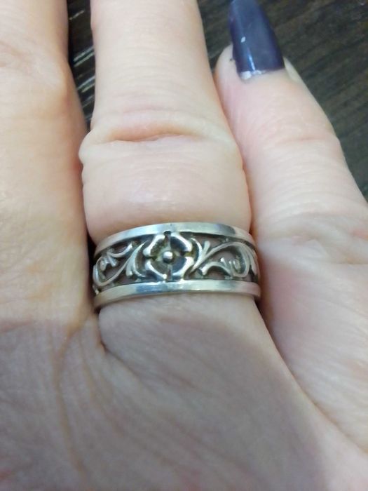 кольцо  серебро  ссср винтаж советское 875, 925советское винтаж ссср