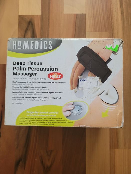 Masażer z podgrzewaniem + końcówki zmienne