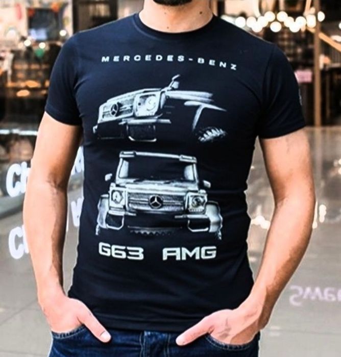 Футболка AMG Mercedes світится в темряві