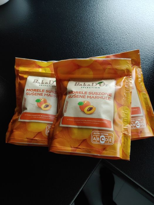 Suszone morele 3 opakowania