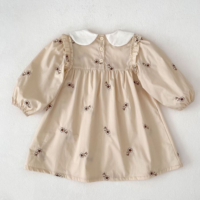 Сукня для дівчинки з комірцем, 3-4 роки