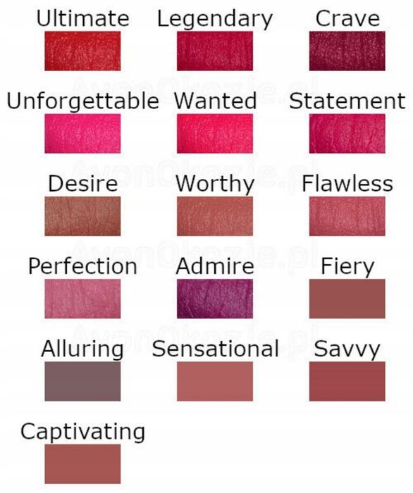 Avon Matte Legend matowa szminka pomadka do ust Unforgettable