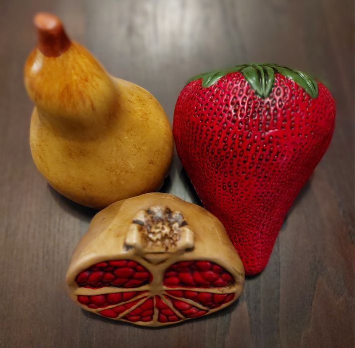 Frutas em Loiça para Centro de Mesa (Origem: Caldas da Rainha)