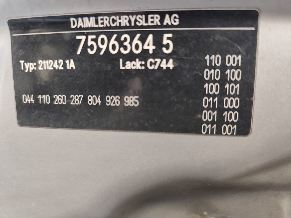 Silnik Mercedes E klasa 1.8 kompresor