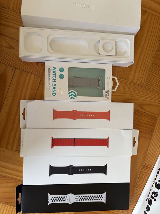 Apple watch 5  44 mm + 3 braceletes originais