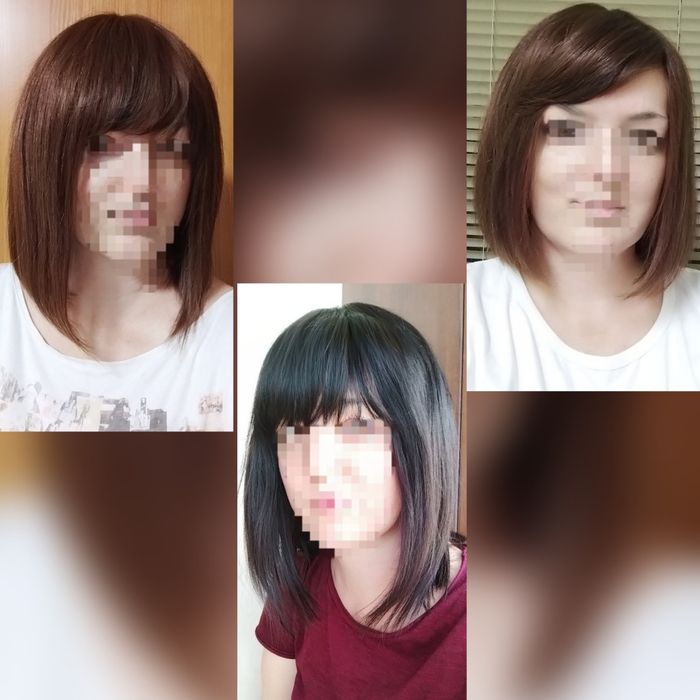 Парик (перука) из натуральных волос.