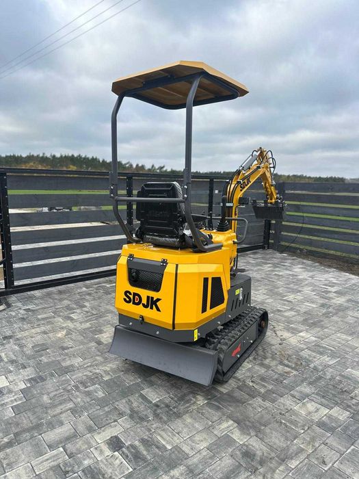 MINI Koparka JKW-10X | Skrętne Ramię | Koop EURO V Diesel | 1000 KG