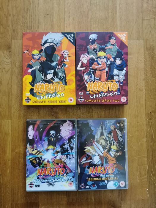 DVDs Naruto em inglês