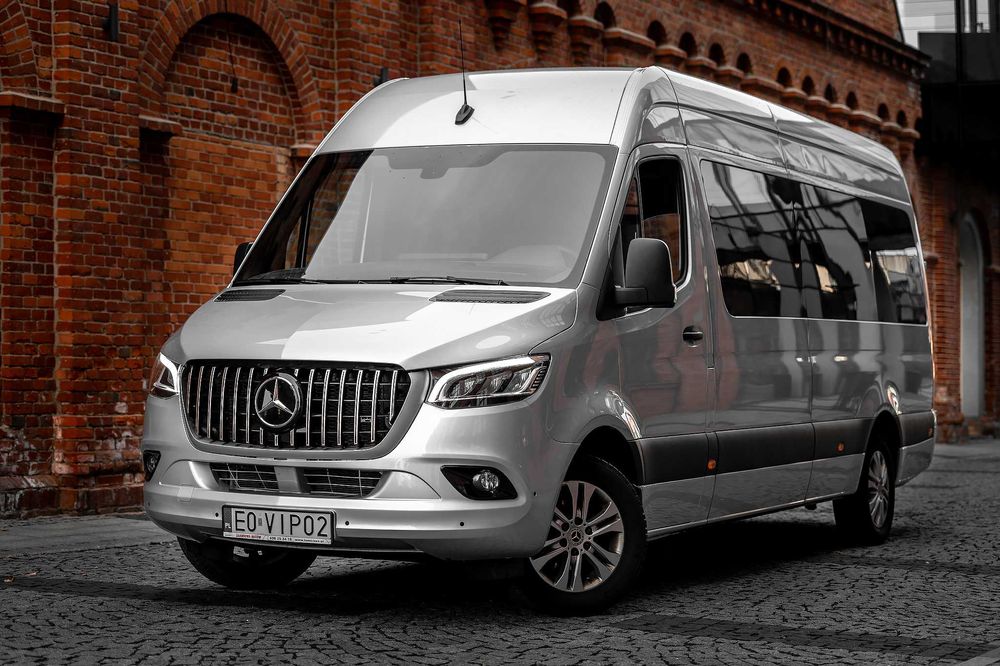 Bus wynajem MERCEDES SPRINTER VIP 9 Osobowy WINIETY w CENIE kat B 9 os