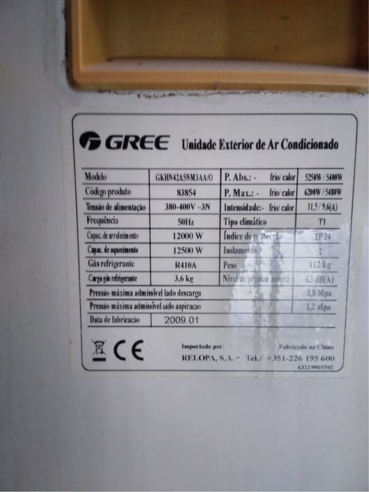 Ar condicionado indutrial