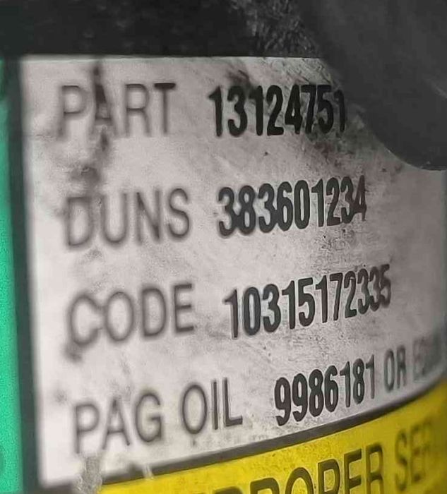 Compressor Ar Condicionado 13124751 - OPEL ASTRA H