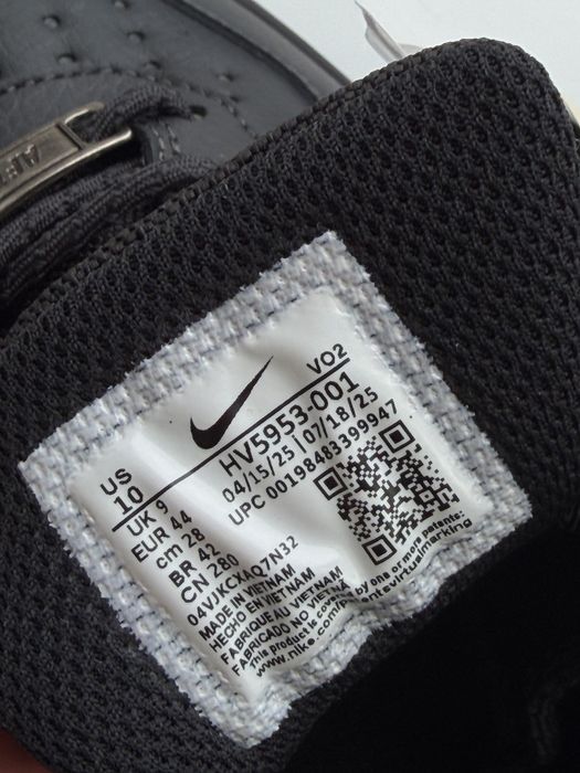 Nike Air Force 1 With Gore-Tex And Vibram Black оригинал размер 44