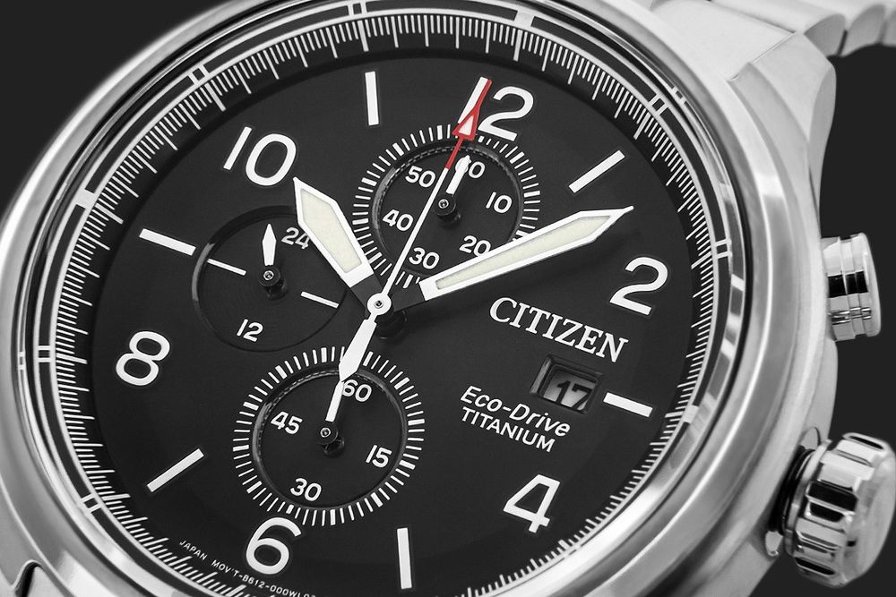 zegarek męski citizen super titanium eco-drive ca0810-88e + box