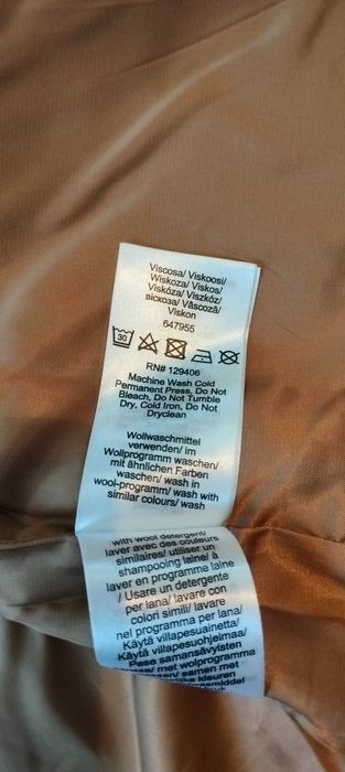 Płaszcz damski z domieszką wełny
