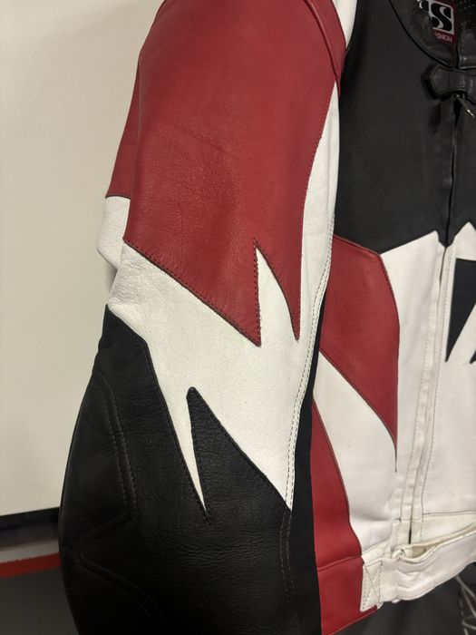 Bulsao/casaco de cabedal 100% como novo