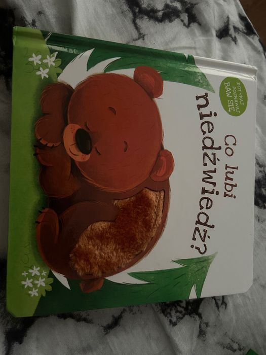 Co lubi niedźwiedź książka dotykowa