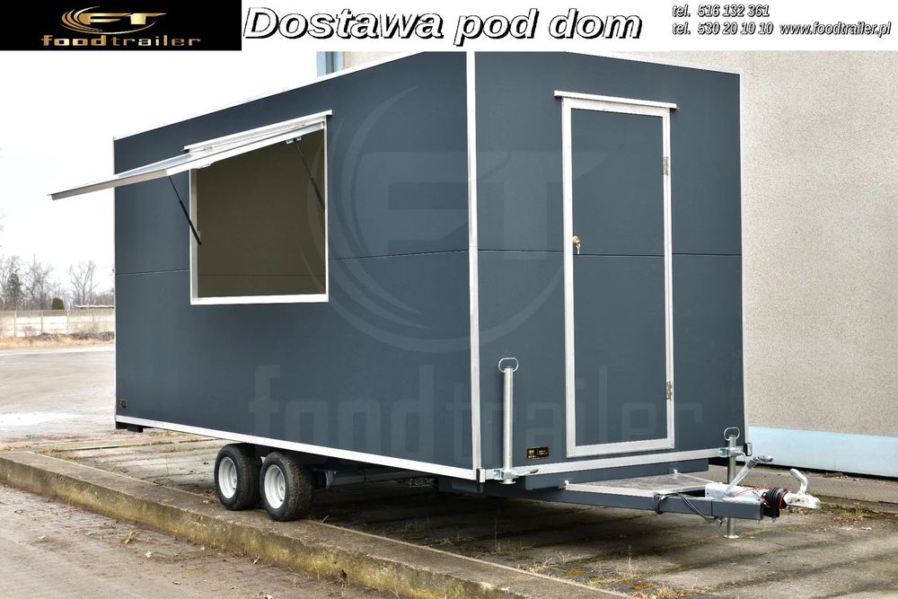 Przyczepa gastronomiczna kebb 5m food truck burgery lody gofry