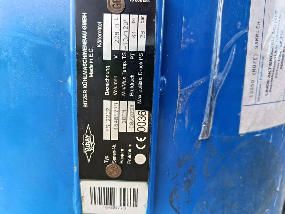 Zbiornik zbiorniki  do sprężarki 228L 28-41bar