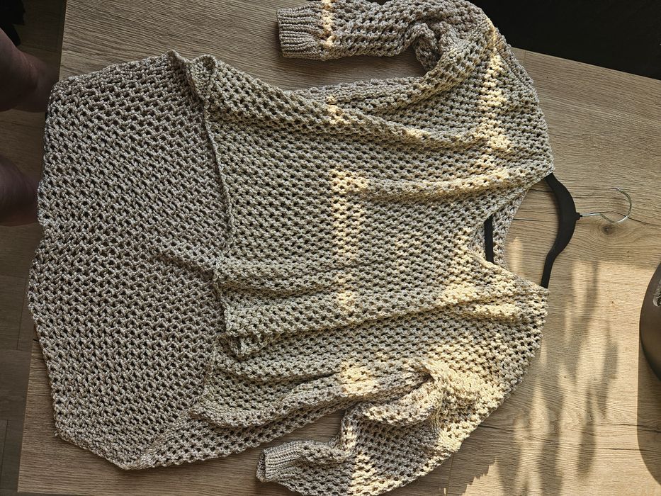 Ażurowa letnia narzutka