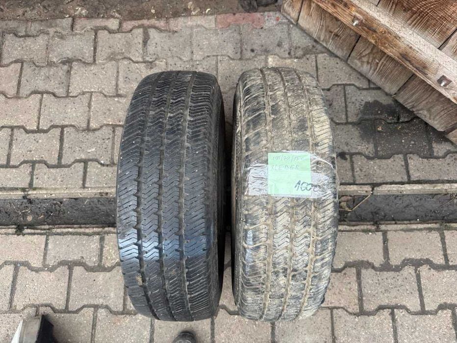 шини скати колеса 195 70 15C Kleber 8 мм 2 шт зима
