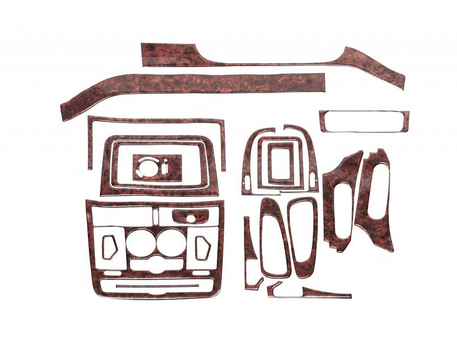 Mercedes Vito W639 2006-2014 Накладки на панель (Meric) Дерево