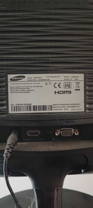 Ecra computador samsung