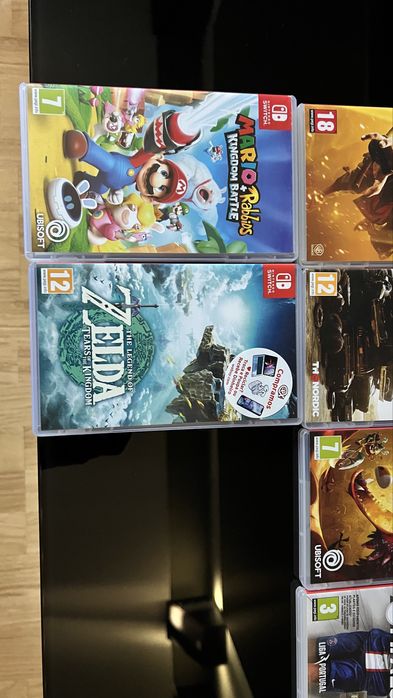 Jogos nintendo switch como novos