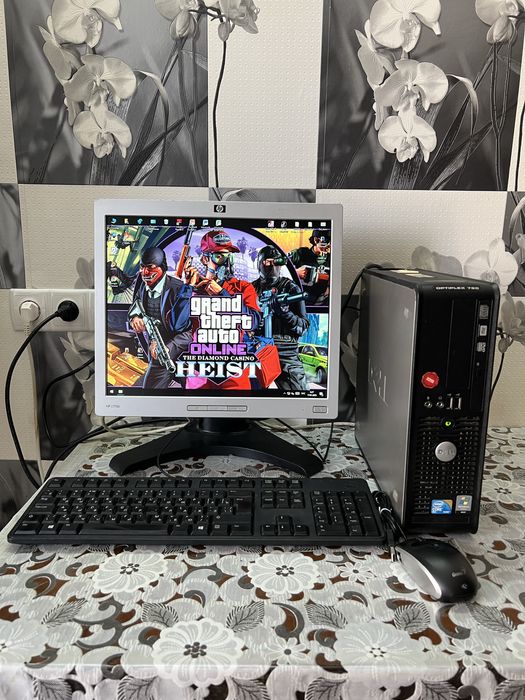 Компьютер Dell + ЖК-монитор 17 дюймов HP L1706