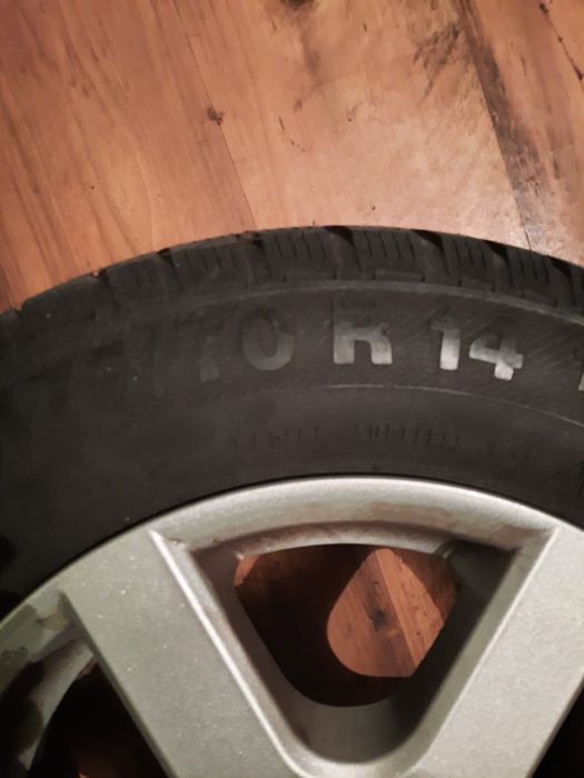 Alufelgi z oponami zimowe