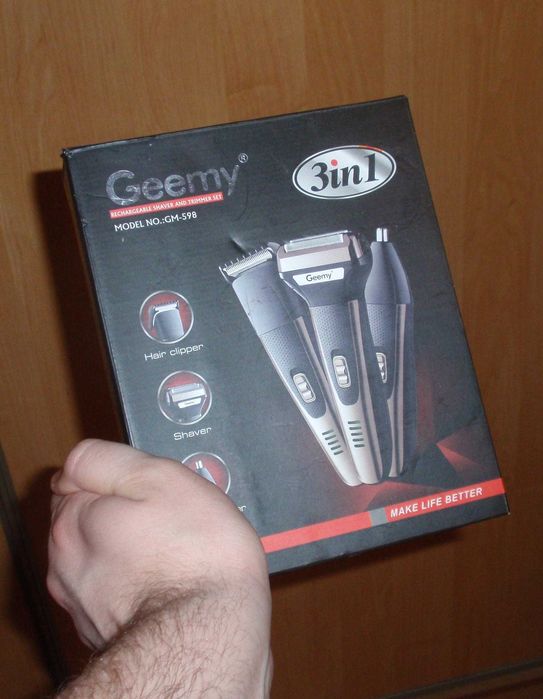 Бритва/триммер для носа 2в1 Geemy Shaver&Trimmer Set ORIGINAL Philips