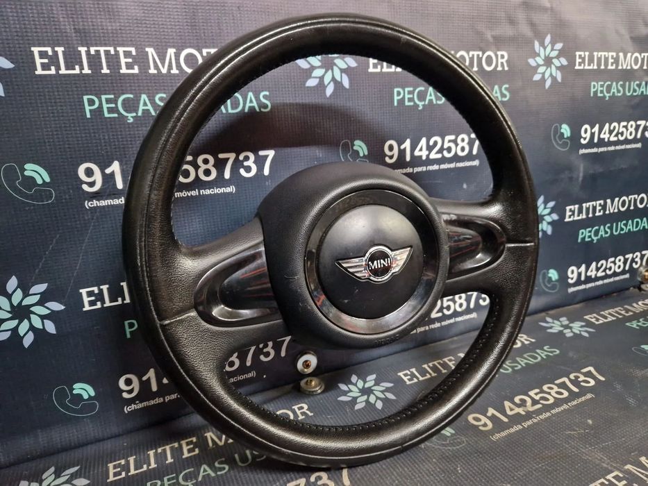 Volante usado pele com airbag MINI ONE COOPER CLUBMAN R56 R57 R55