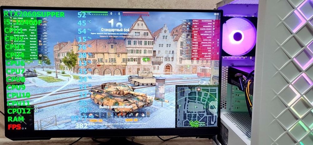 Игровой ПК i5 RTX 8gb CS2 RUST WOT gtaV stalker2 PUBG