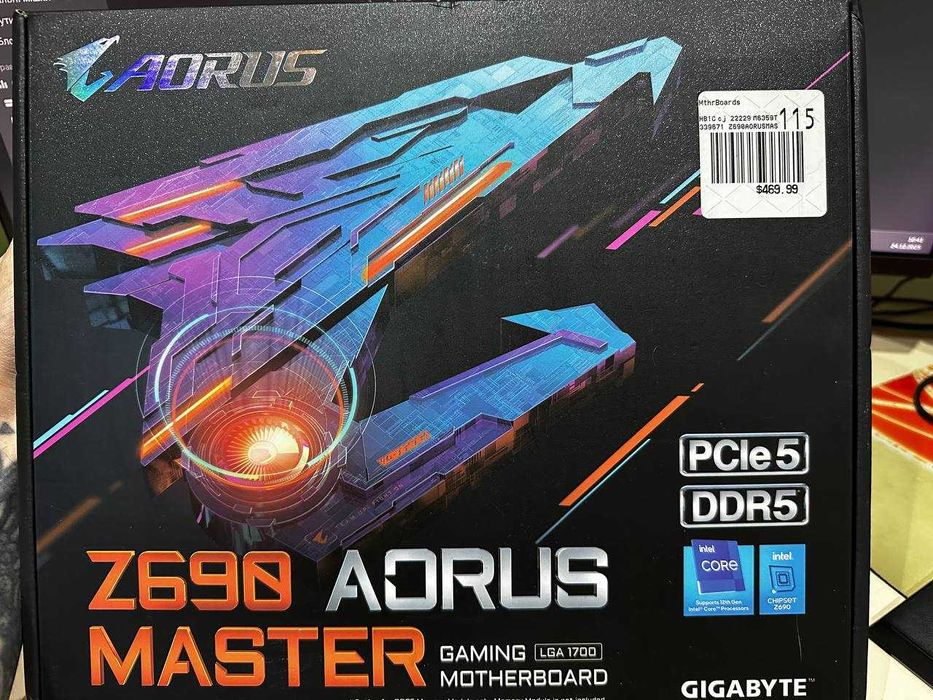 Intel core I9 12900k + Aorus Master Z690
