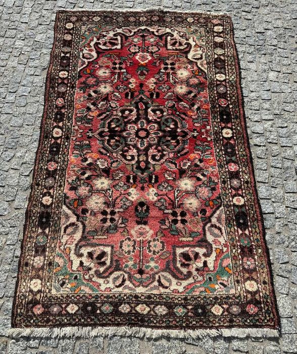 Vintage dywan perski ręcznie tkany Iran Hamadan 190x110 galeria 5 tys