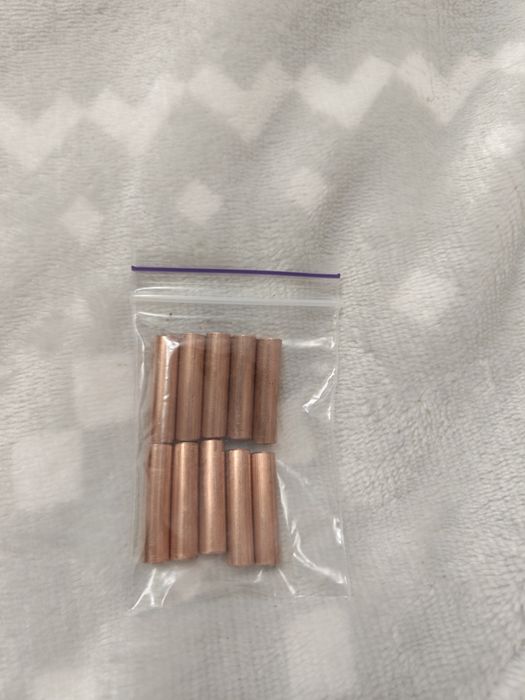 Мідна обжимка для проводів 10 шт