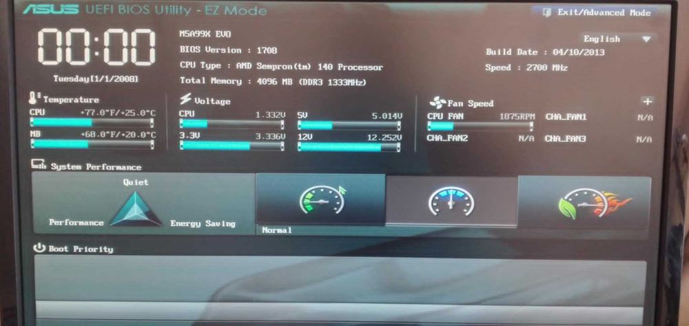 Motherboard  ASUS M5A99X EVO