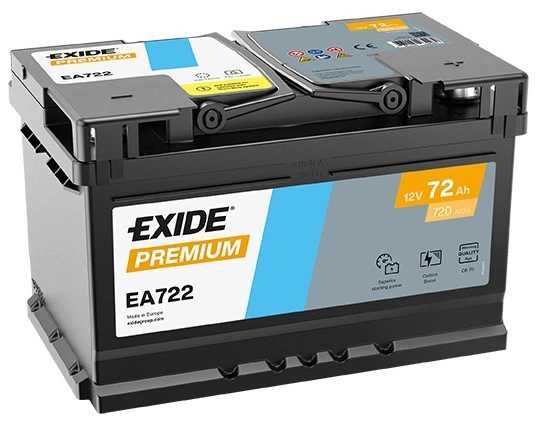 Akumulator Exide EA722 72Ah 720A P+ 12.0 V