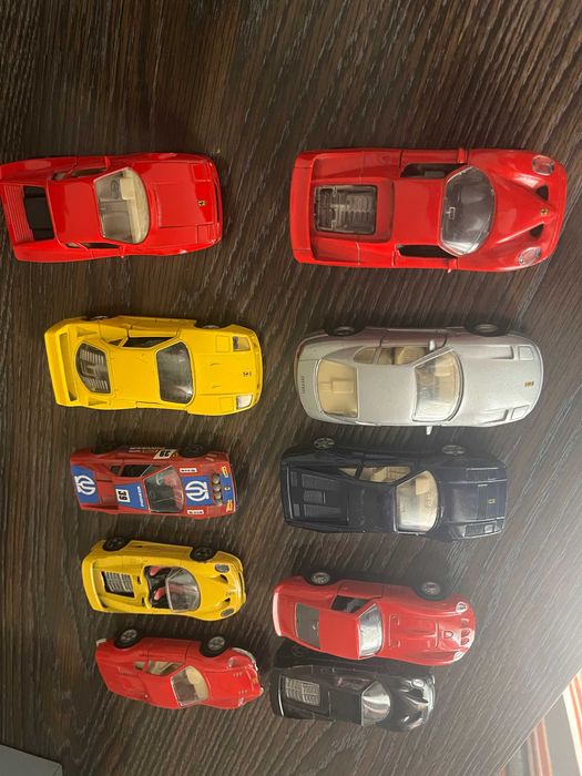 Lote 10 Miniaturas Ferrari 1:43 - Coleção Clássica Bburago