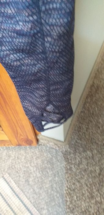 Legginsy fioletowo granatowe