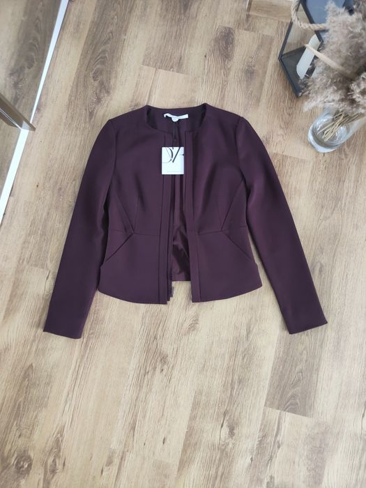 Żakiet marynarka kurtka materiałowa diane von furstenberg