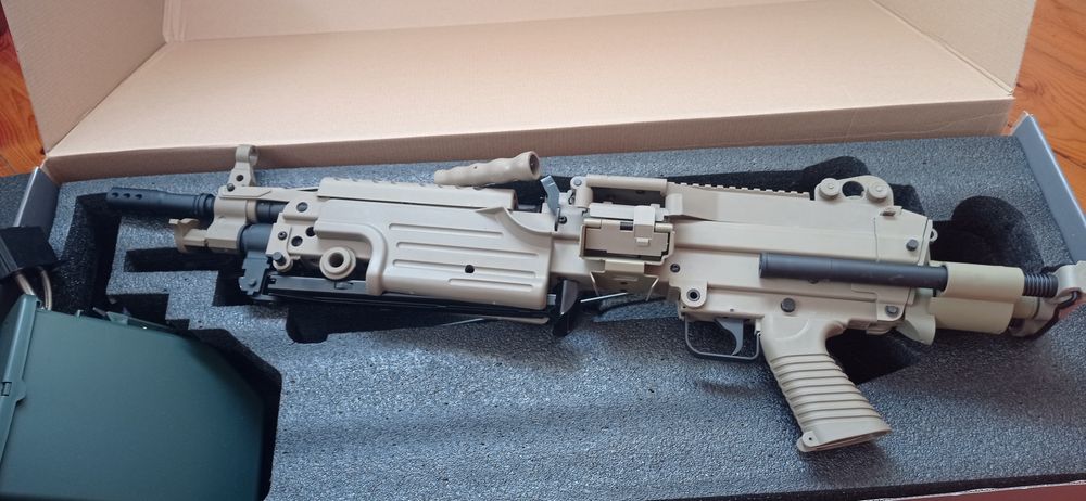 M249 airsoft novo ( supressora )