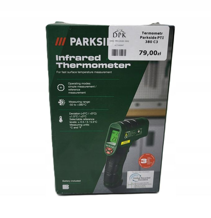 Termometr parkside pti 380 c3 do pomiaru temperatury cyfrowy