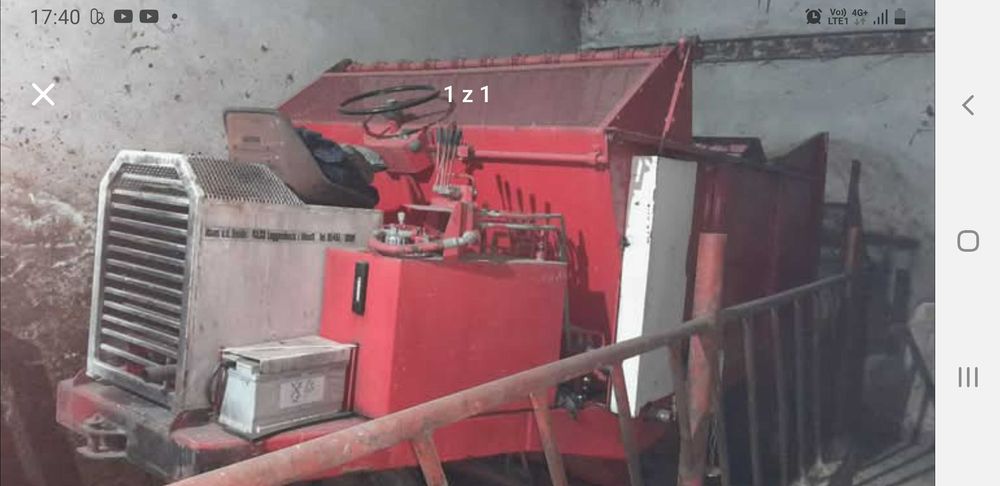 Paszowóz ścielarka rozścielacz kl truck