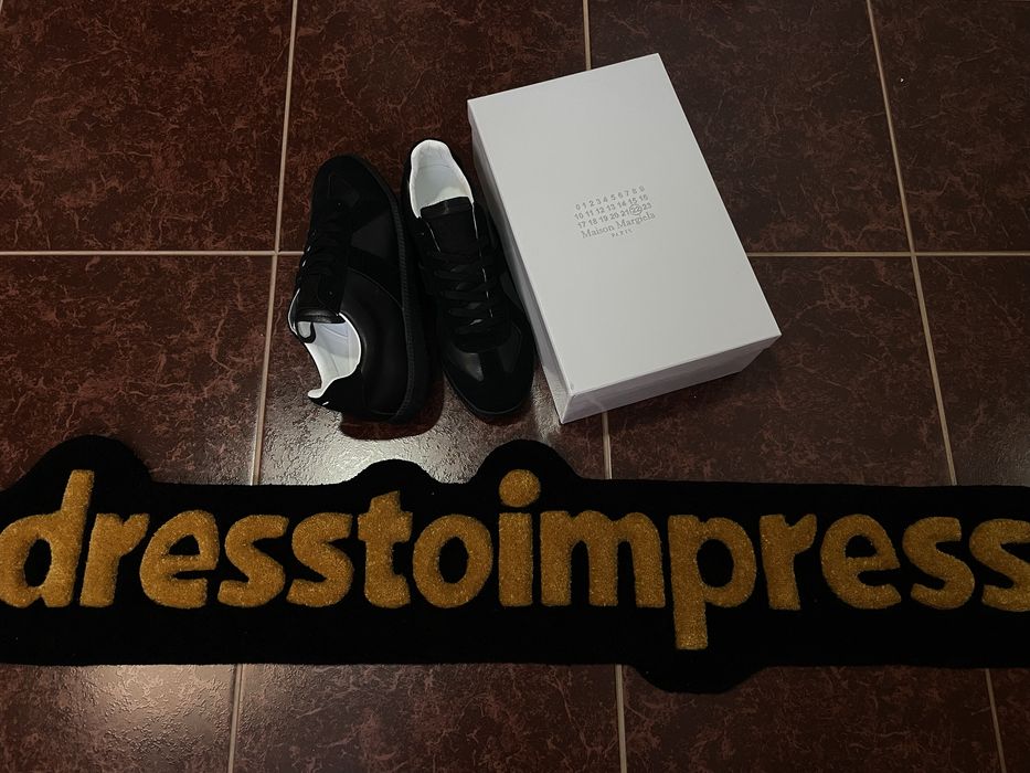 Кросівки Maison Margiela Gats / Мейсон Маржела Гатс / Чорні Маржели