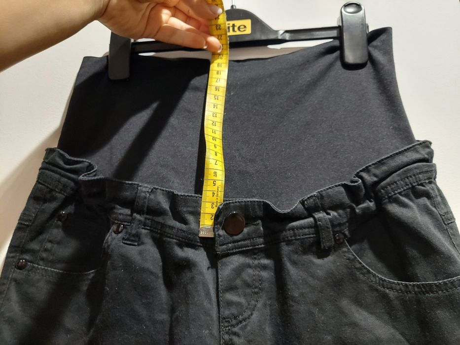 Czarne spodnie ciążowe Mama Licious S 36